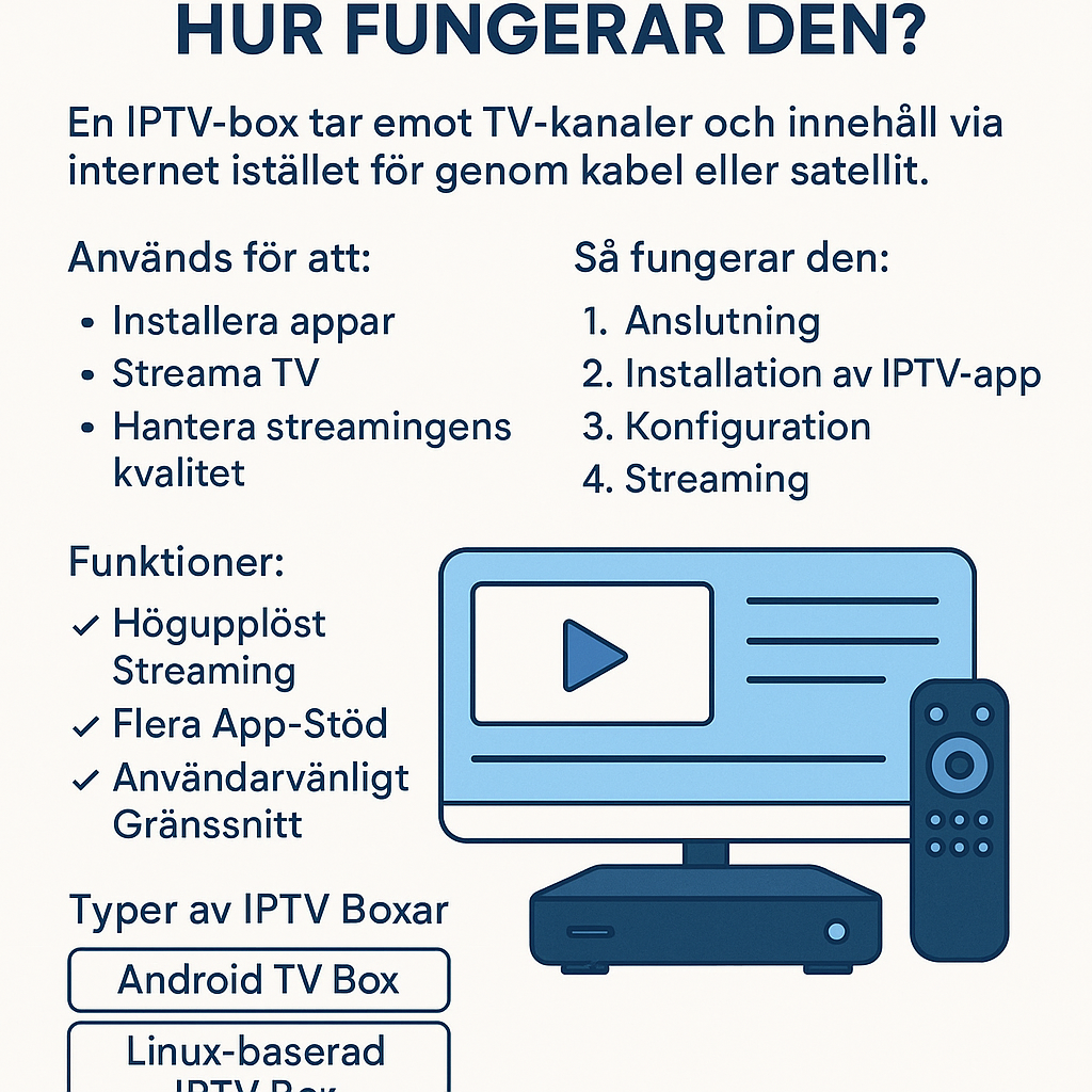 Bästa IPTV Boxen